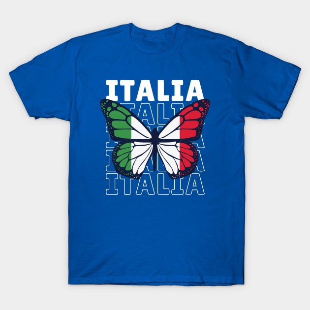 I Love Italy // Italian Flag // Italian Pride T-Shirt by SLAG_Creative